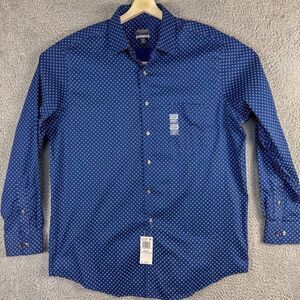 NEW Van Heusen Flex Shirt Mens XL Blue Stretch Casual Preppy Office Work NWT $60